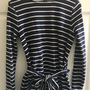 SOLD PRIVATELY-J. Crew Factory belted sweatshirt